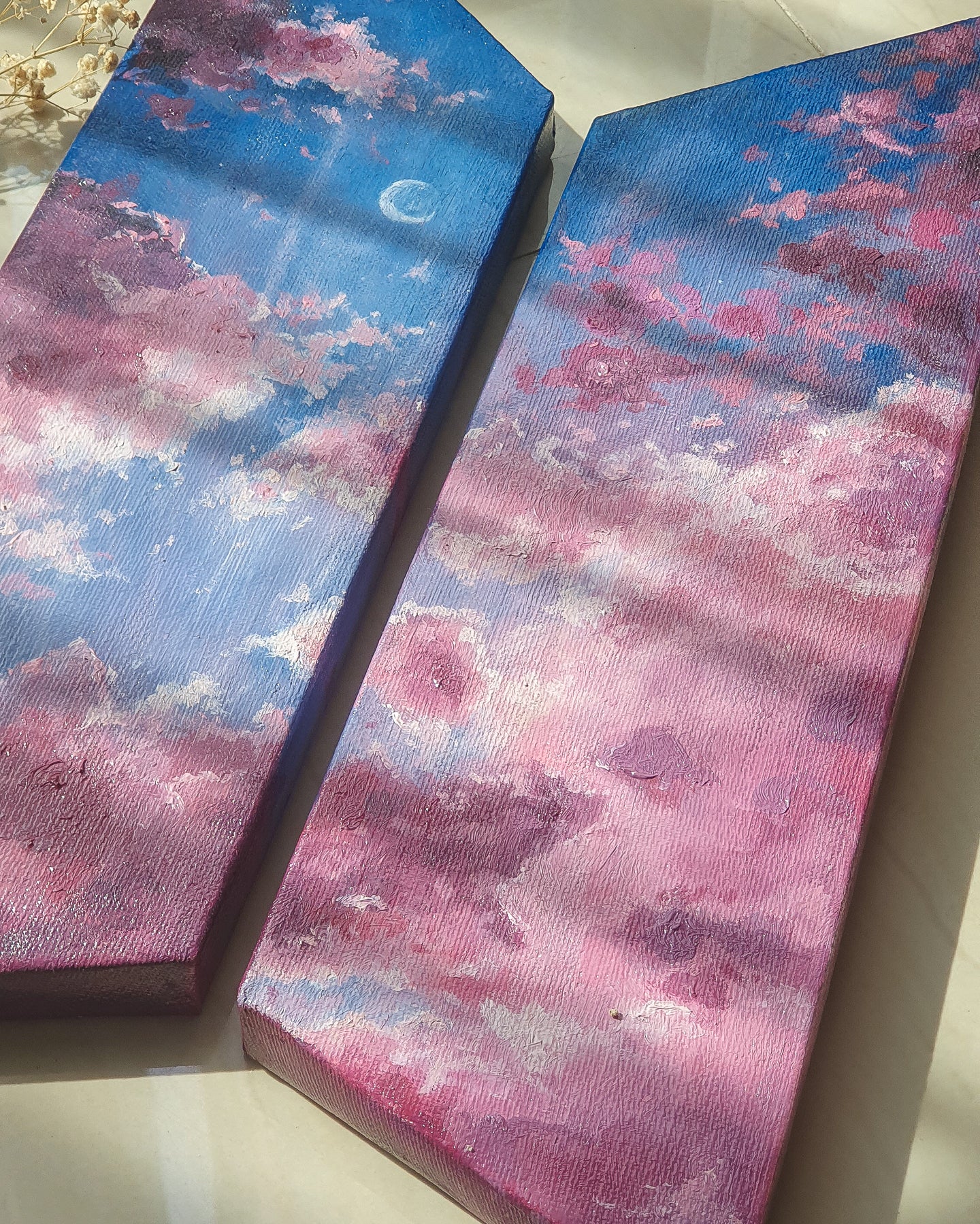 Mikrokosmos | logo painting inspired by BTS - L size