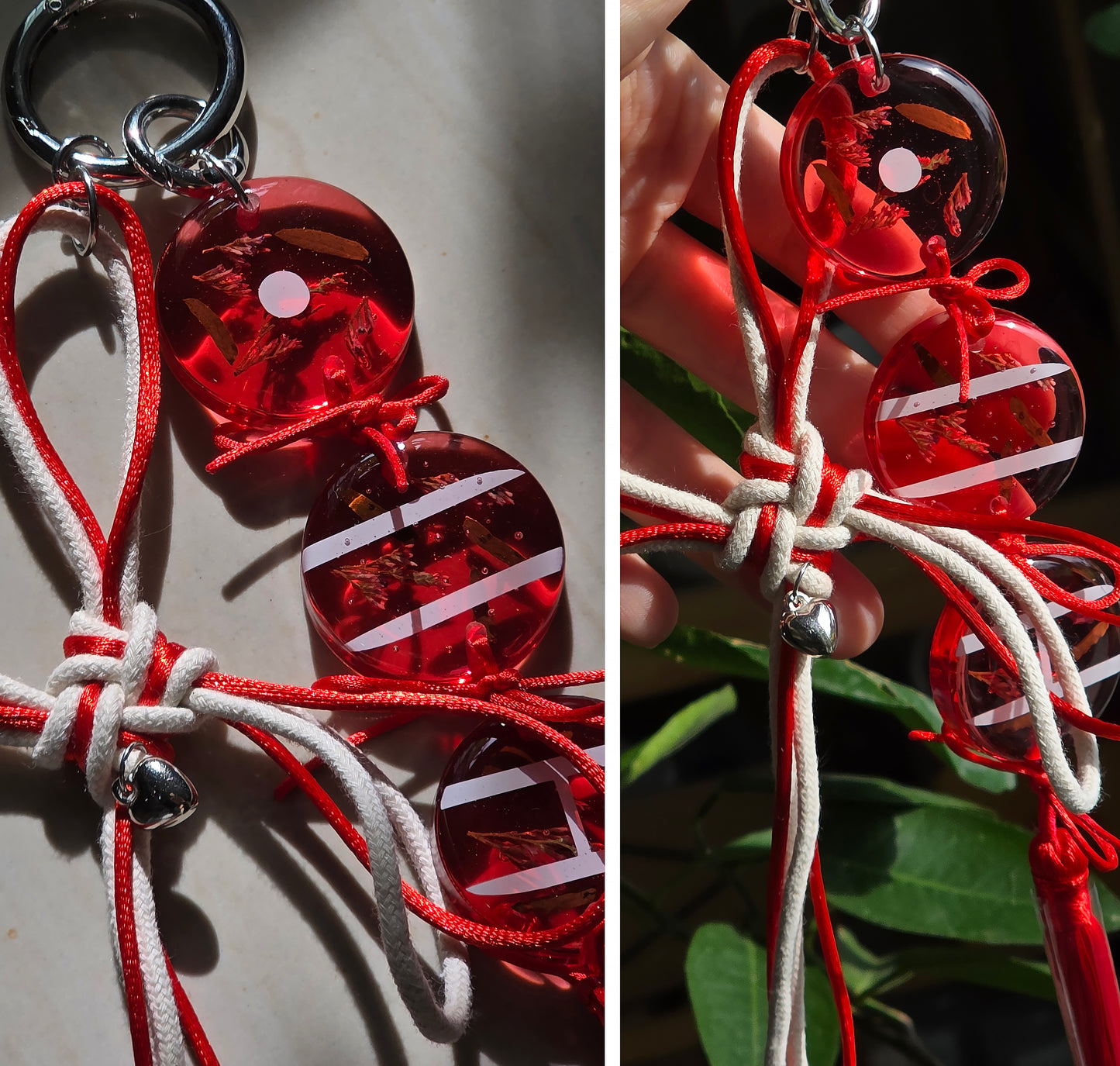 ARIRANG inspired Bag Charm set of 2 | red ver.