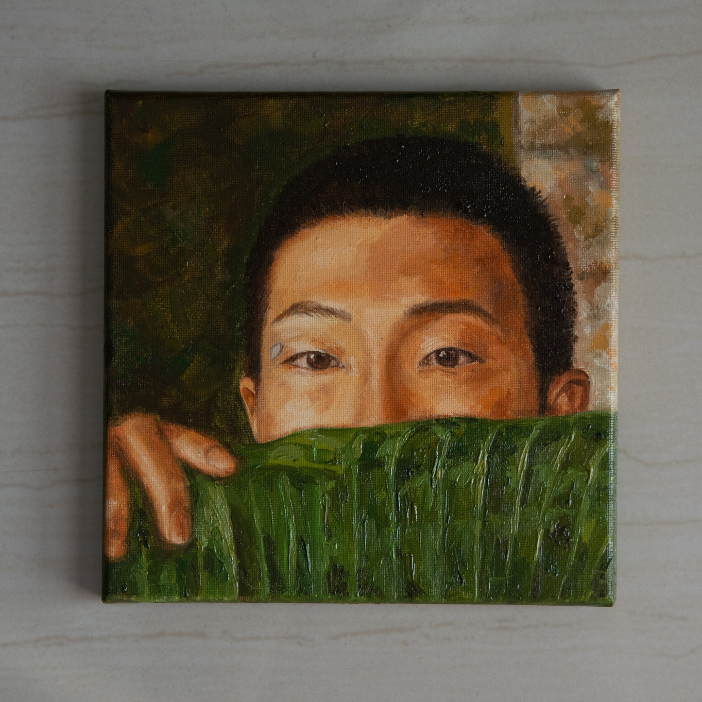 Come back to me - RM oil painting | canvas 20x20x1 cm