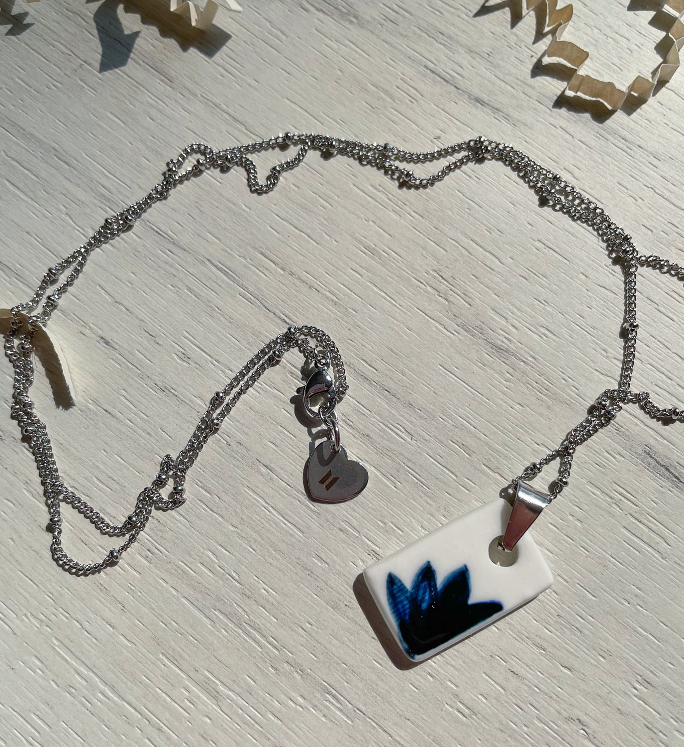 INDIGO necklace & bracelet set inspired by RM