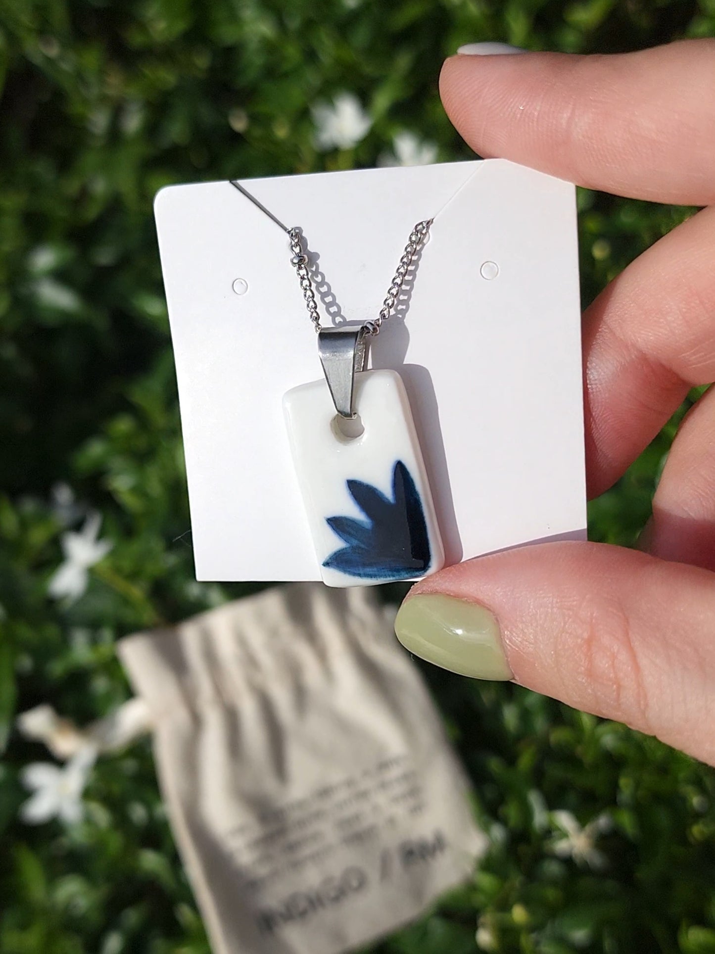 INDIGO necklace & bracelet set inspired by RM