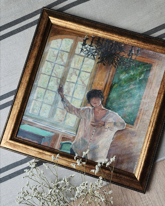 Winter Ahead oil painting on canvas | framed