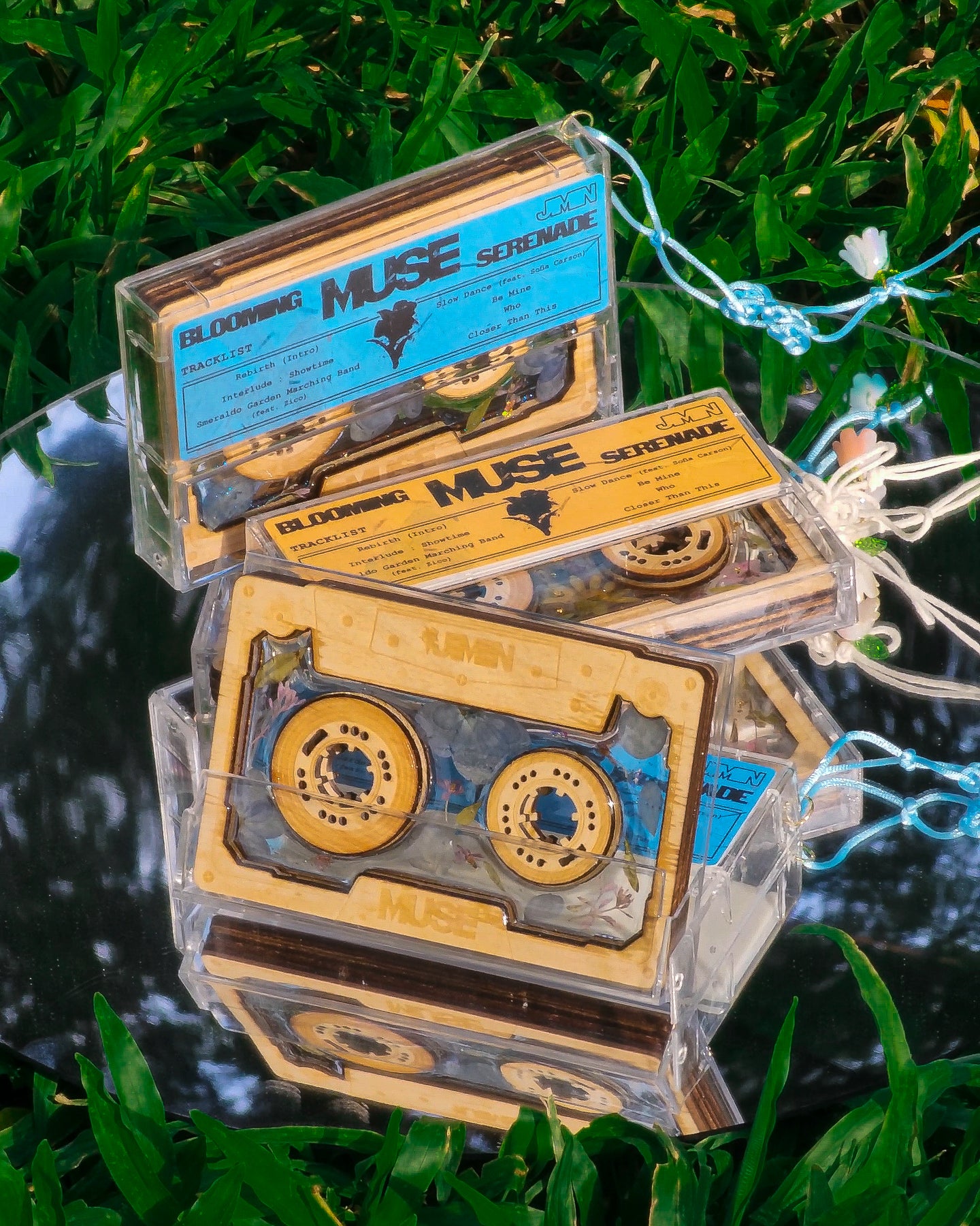 MUSE inspired wooden CASSETTE STANDEE in a box 🌸