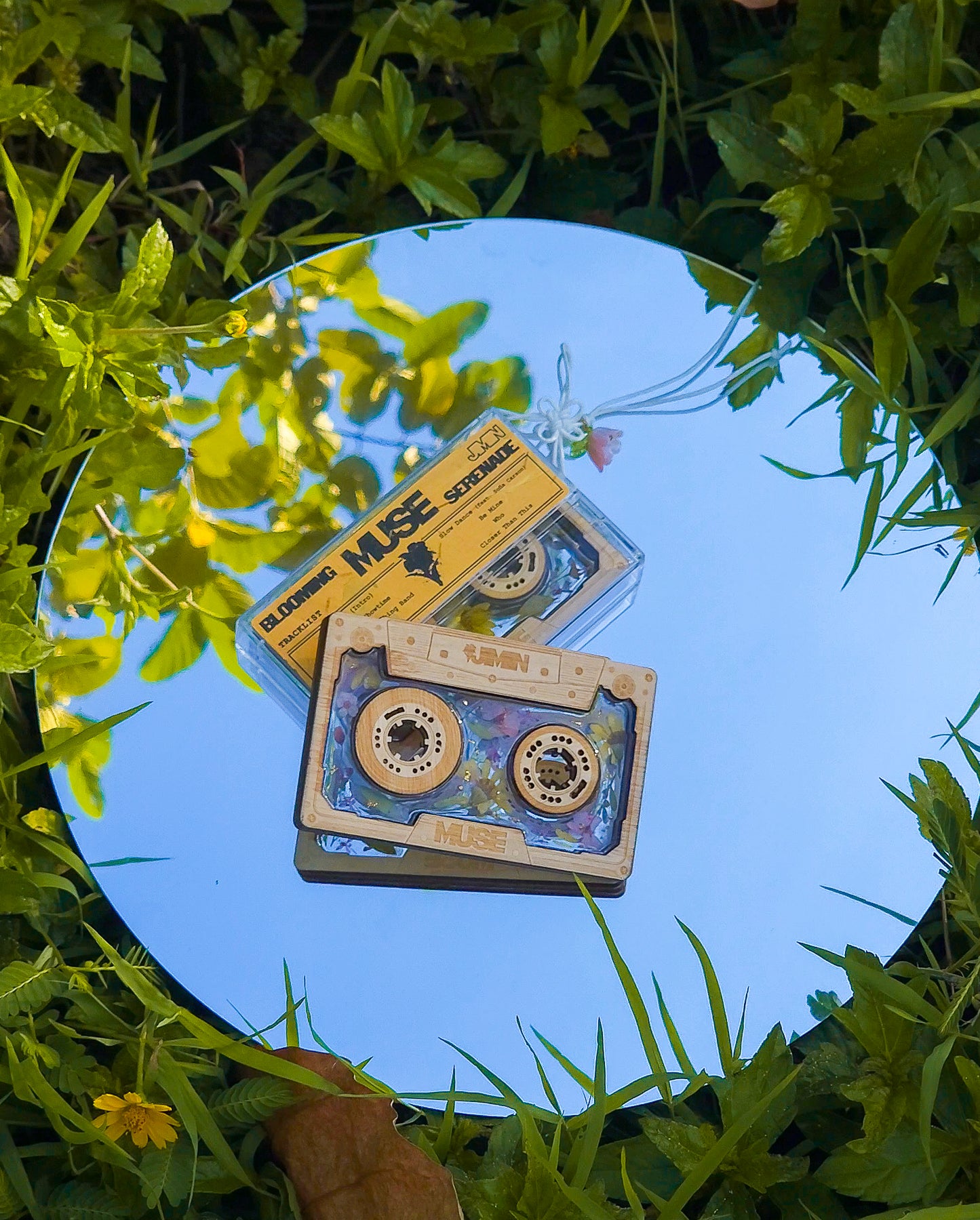 MUSE inspired wooden CASSETTE STANDEE in a box 🌸