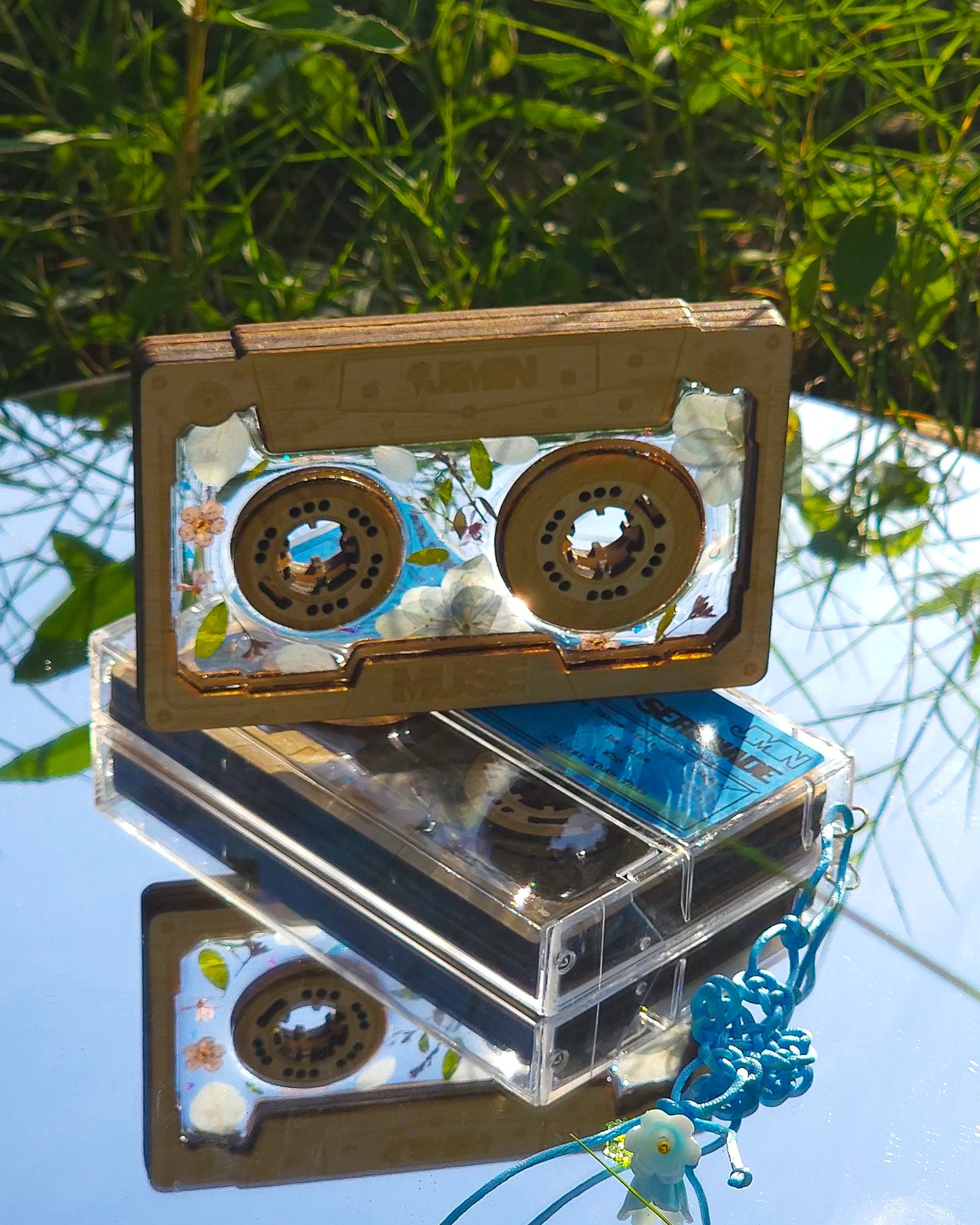 MUSE inspired wooden CASSETTE STANDEE in a box 🌸