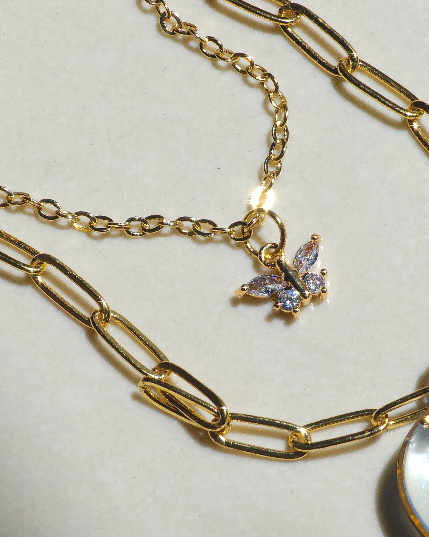 Guitar pick necklace inspired by Jimin's MUSE 🦋 14k gold-plated