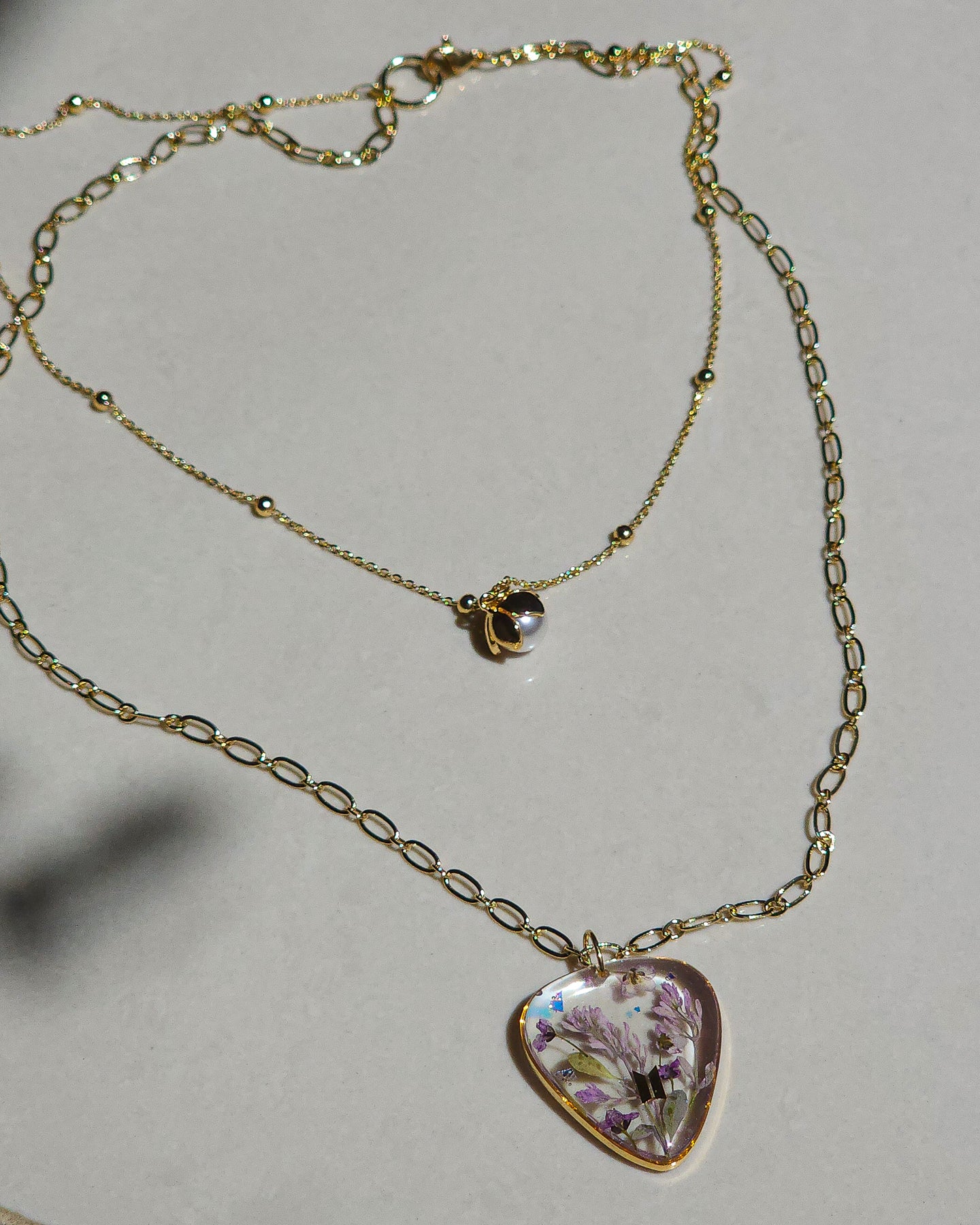 Guitar pick necklace inspired by BTS 🌷 little garden