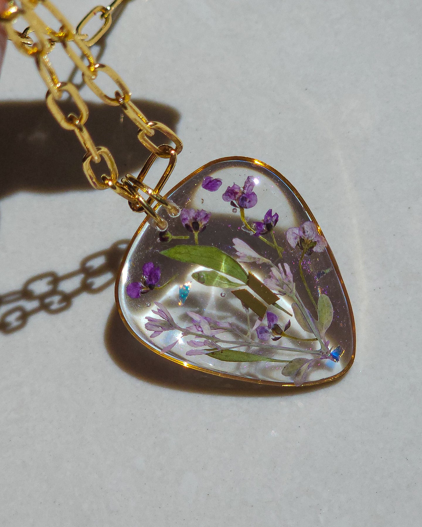 Guitar pick necklace inspired by BTS 🌷 little garden