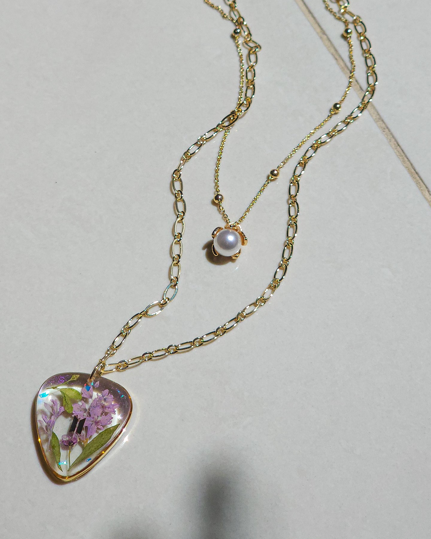 Guitar pick necklace inspired by BTS 🌷 little garden