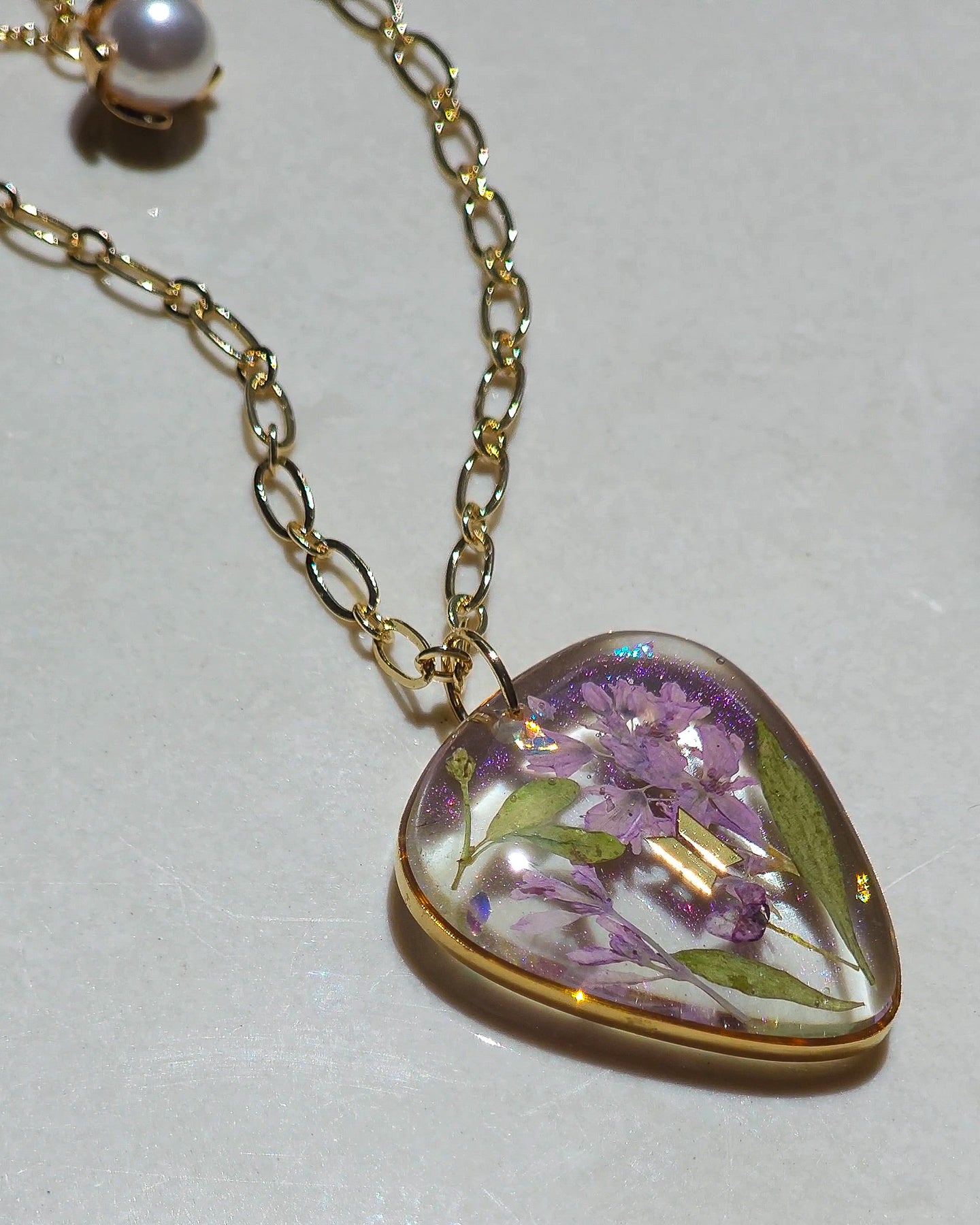 Guitar pick necklace inspired by BTS 🌷 little garden