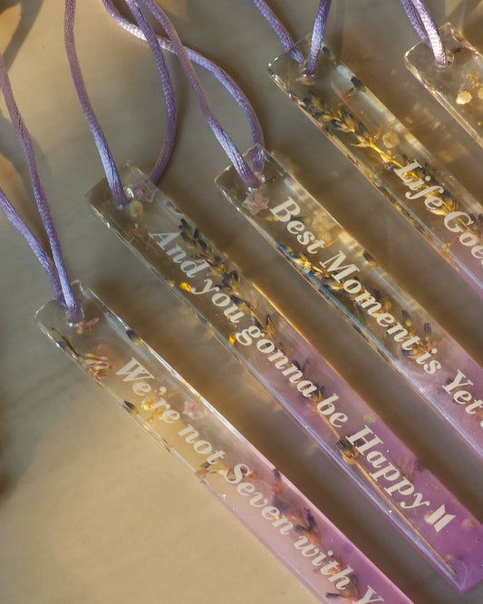 Epoxy Resin Ornaments with Real Flowers 🌷 lavender