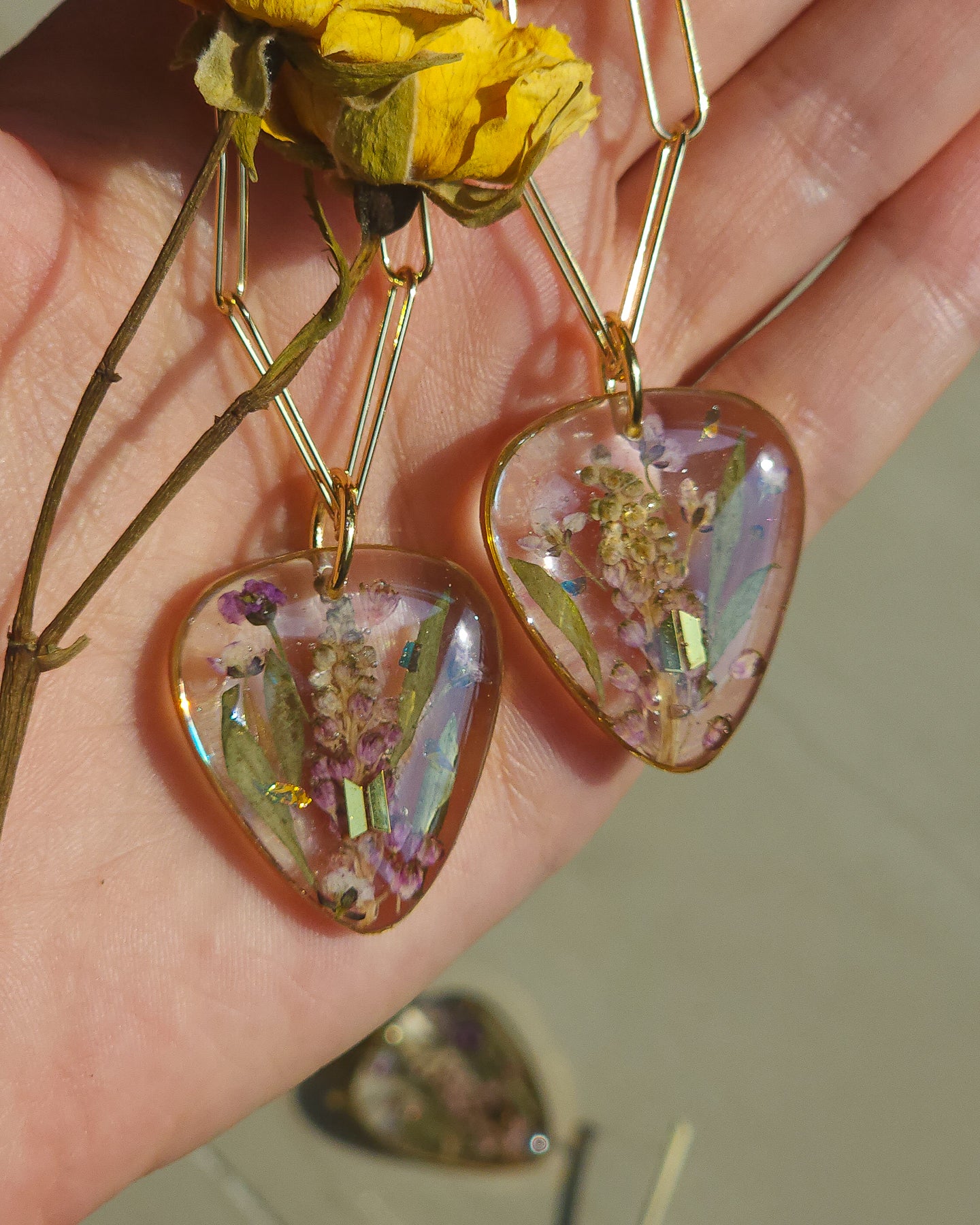 Guitar pick necklace inspired by BTS 🌷 little garden