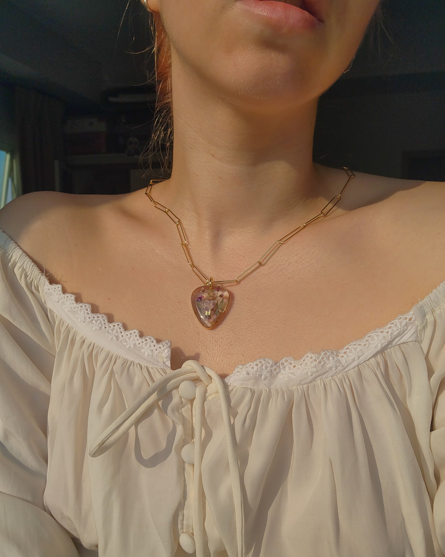 Guitar pick necklace inspired by BTS 🌷 little garden