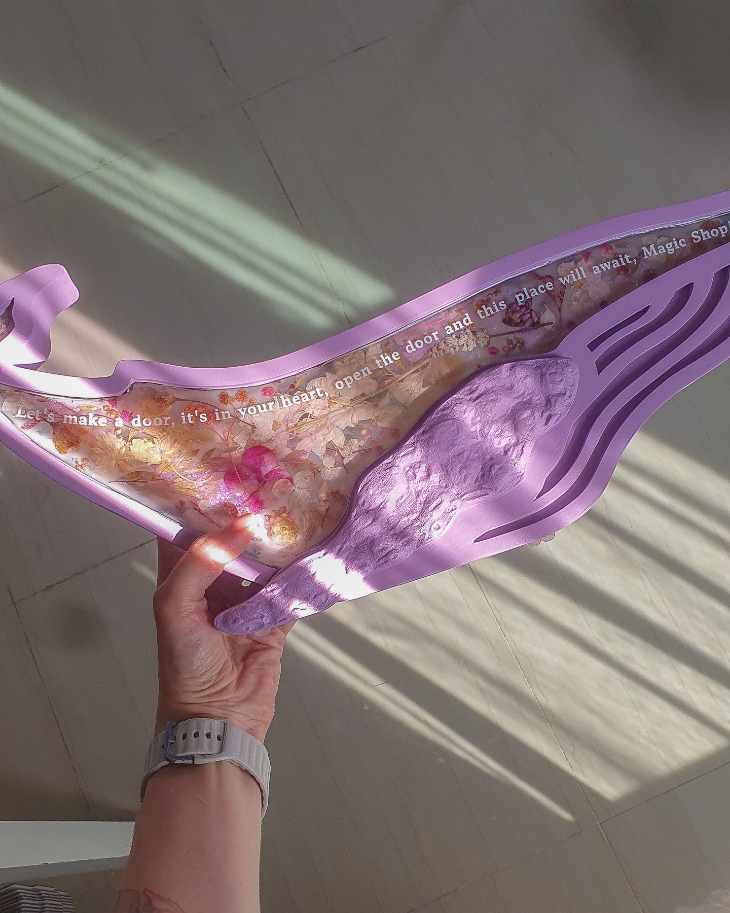 Whale Night Lamp Home Decor | Magic Shop - purple