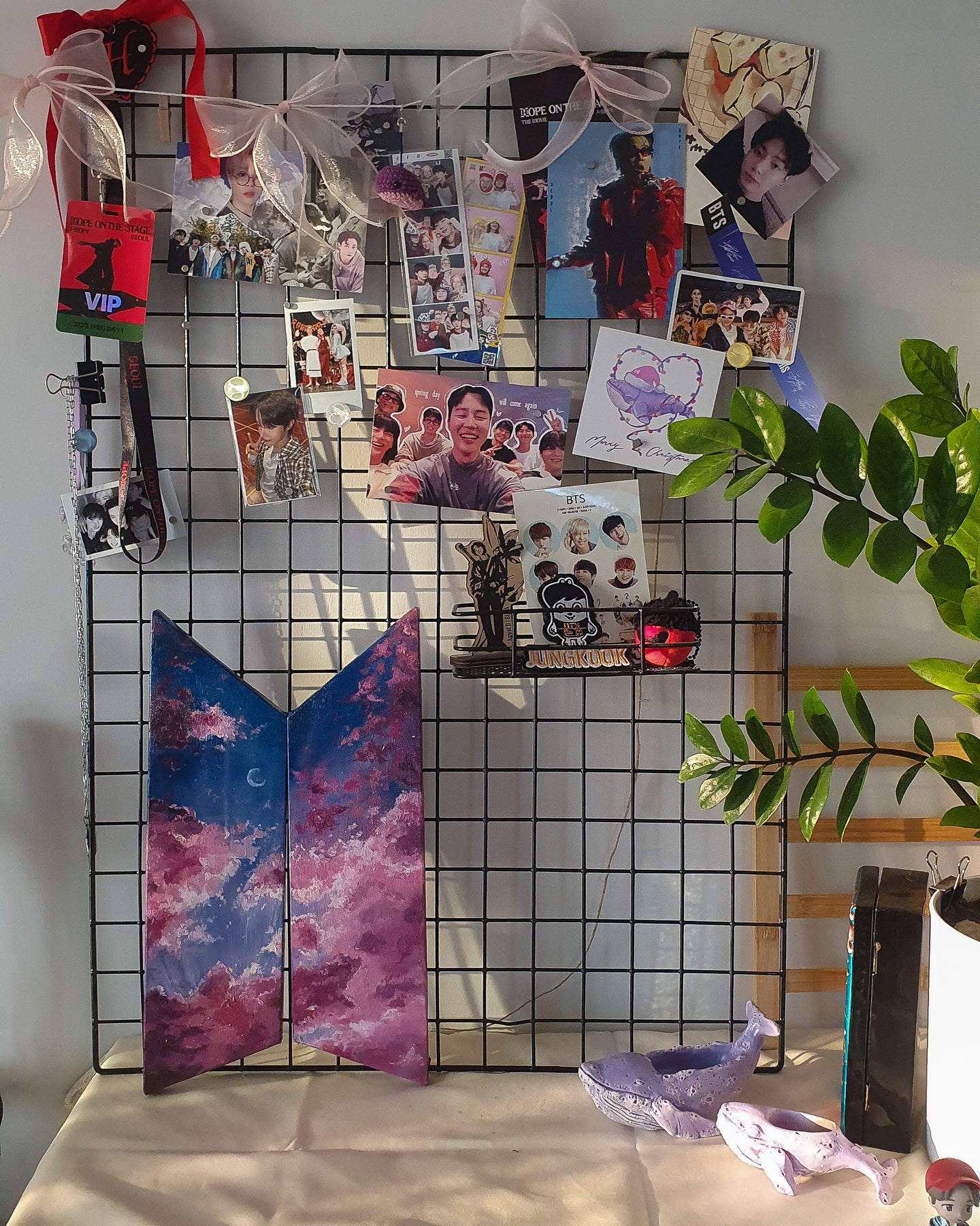 Mikrokosmos | logo painting inspired by BTS - L size