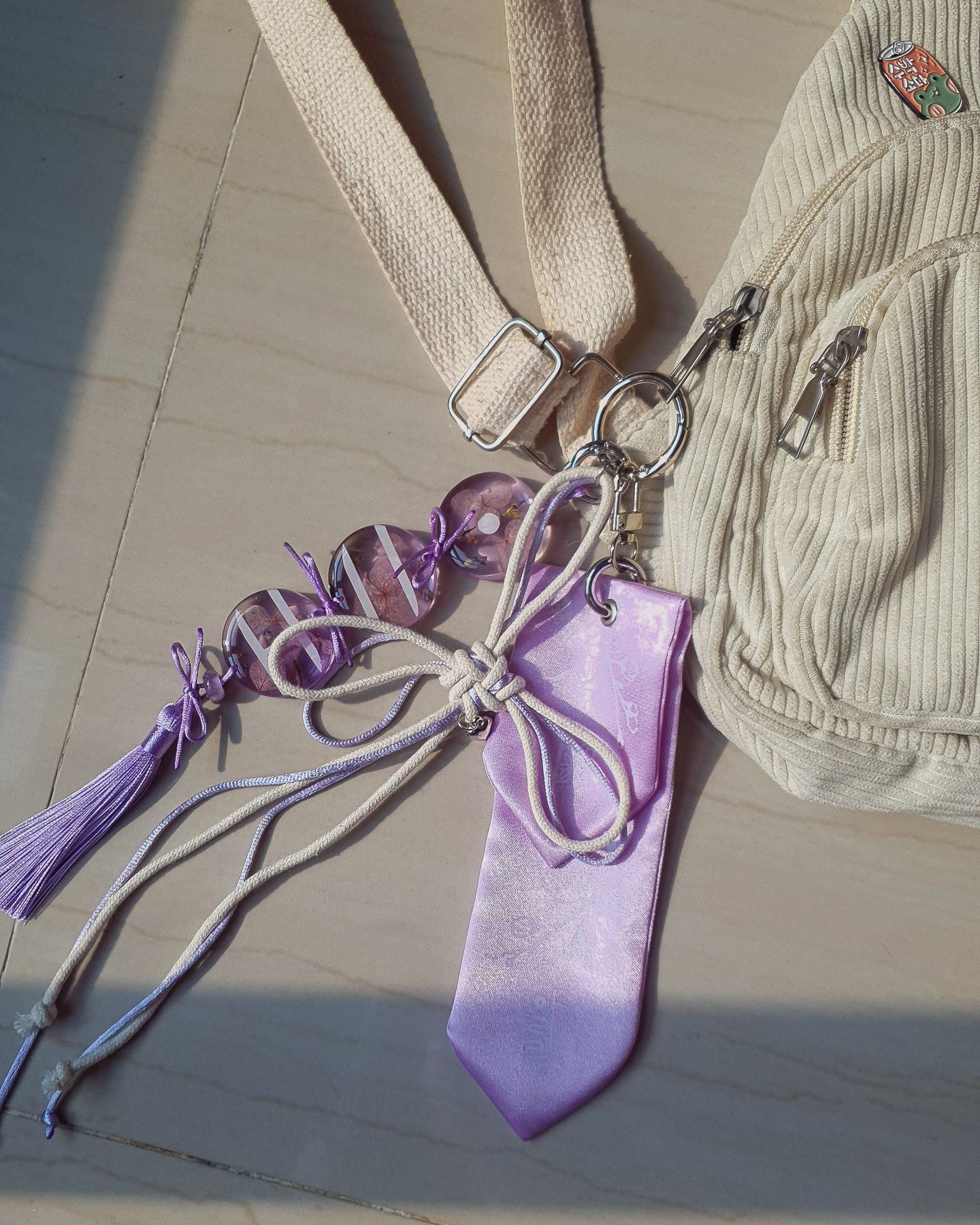 ARIRANG inspired Bag Charm set of 3 | purple ver.