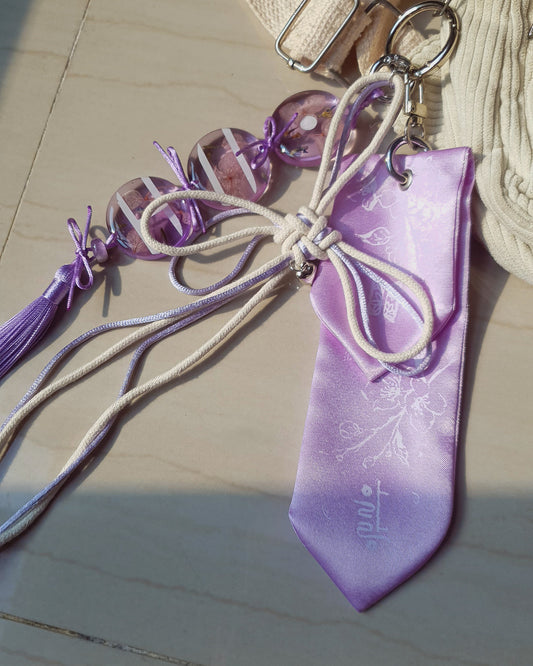 ARIRANG inspired Bag Charm set of 3 | purple ver.
