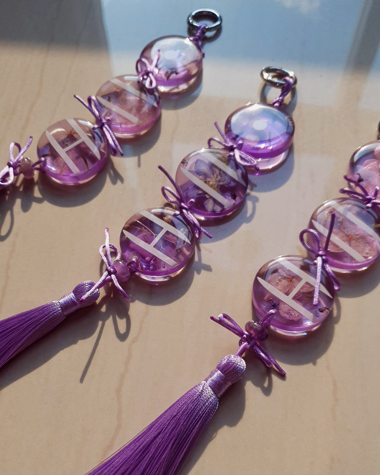 ARIRANG inspired Bag Charm set of 3 | purple ver.