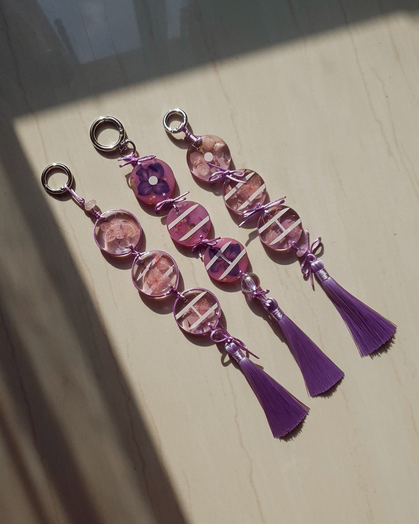ARIRANG inspired Bag Charm set of 2 | purple ver.