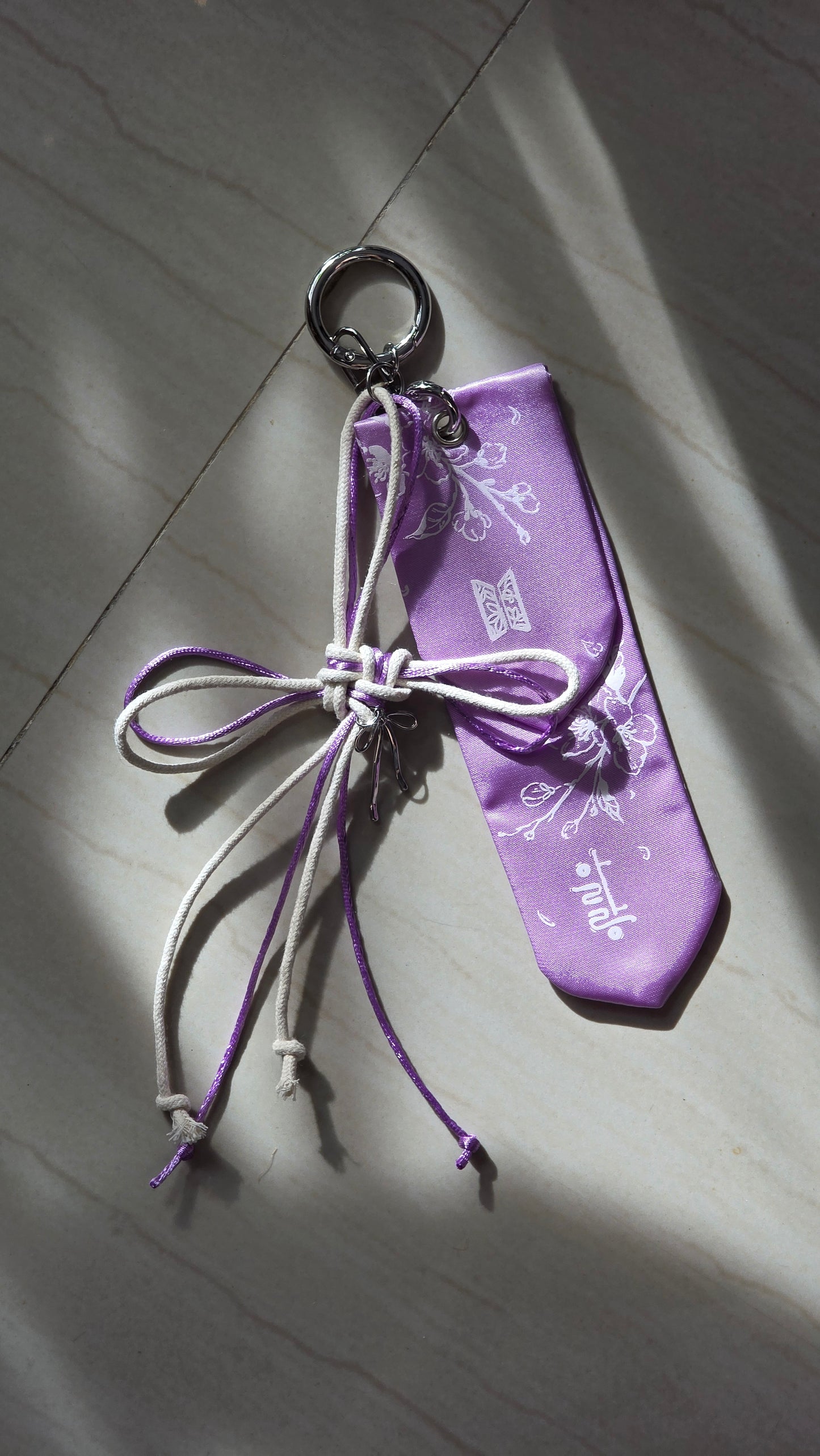ARIRANG inspired Bag Charm set of 2 | purple ver.