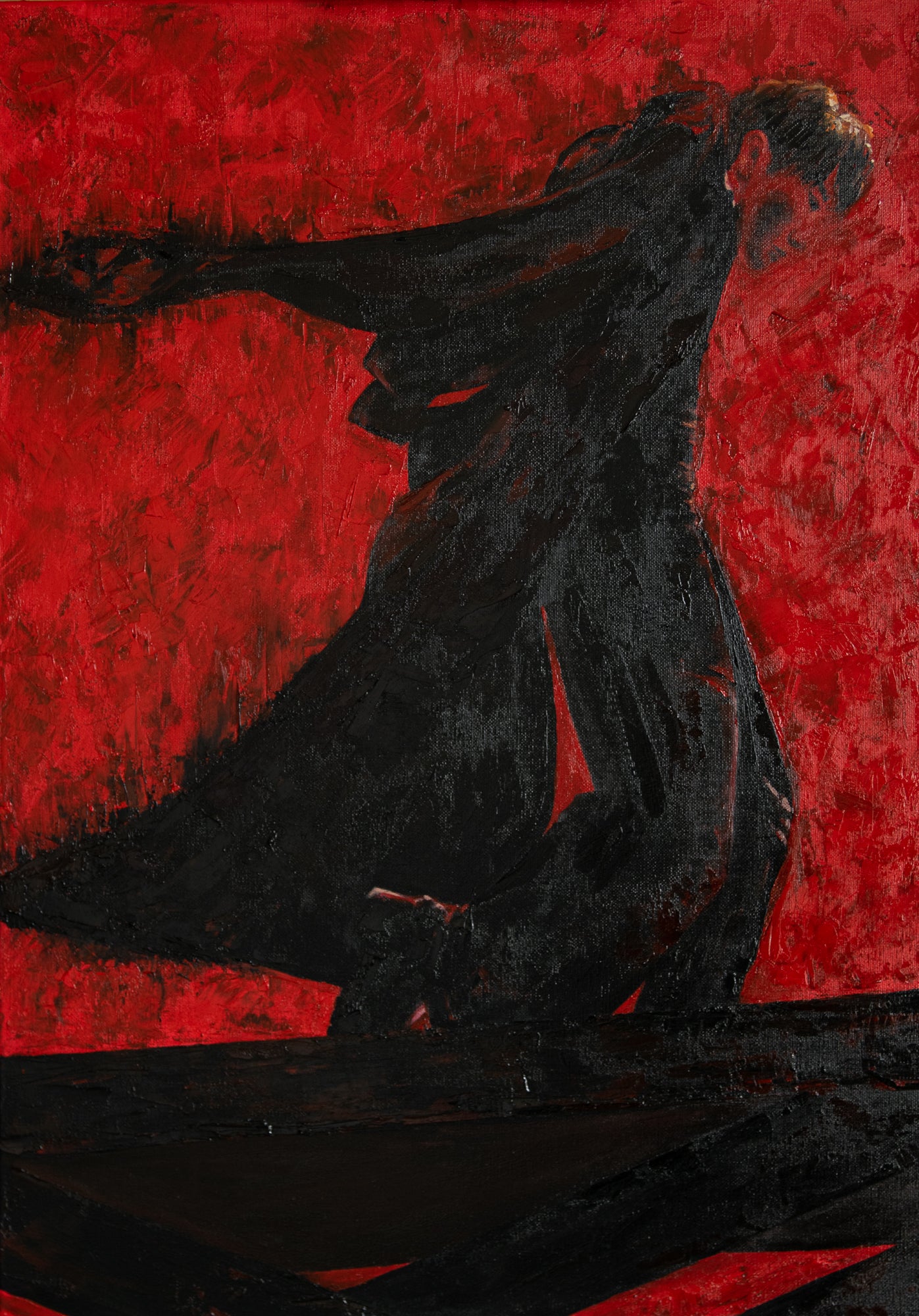 Hope on the Stage inspired canvas | oil 50 x 70 cm unframed