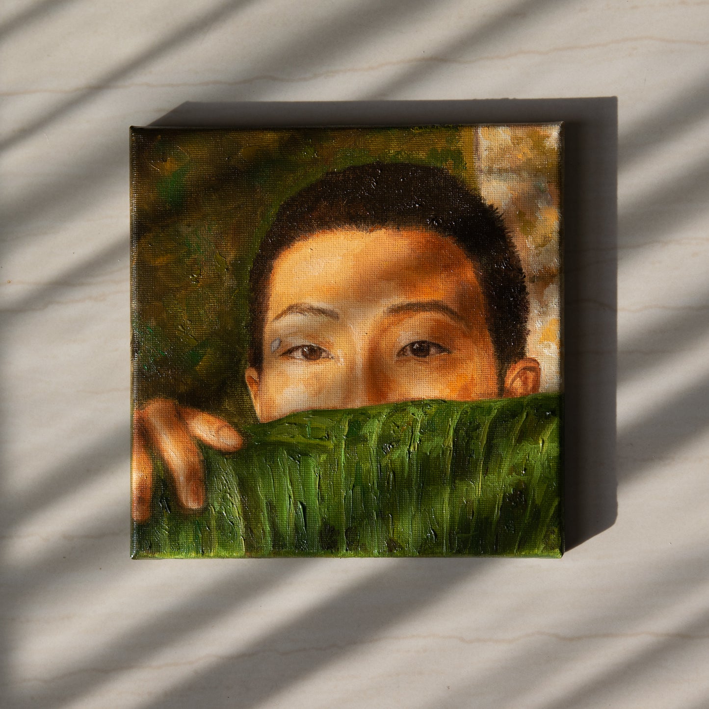 Come back to me - RM oil painting | canvas 20x20x1 cm