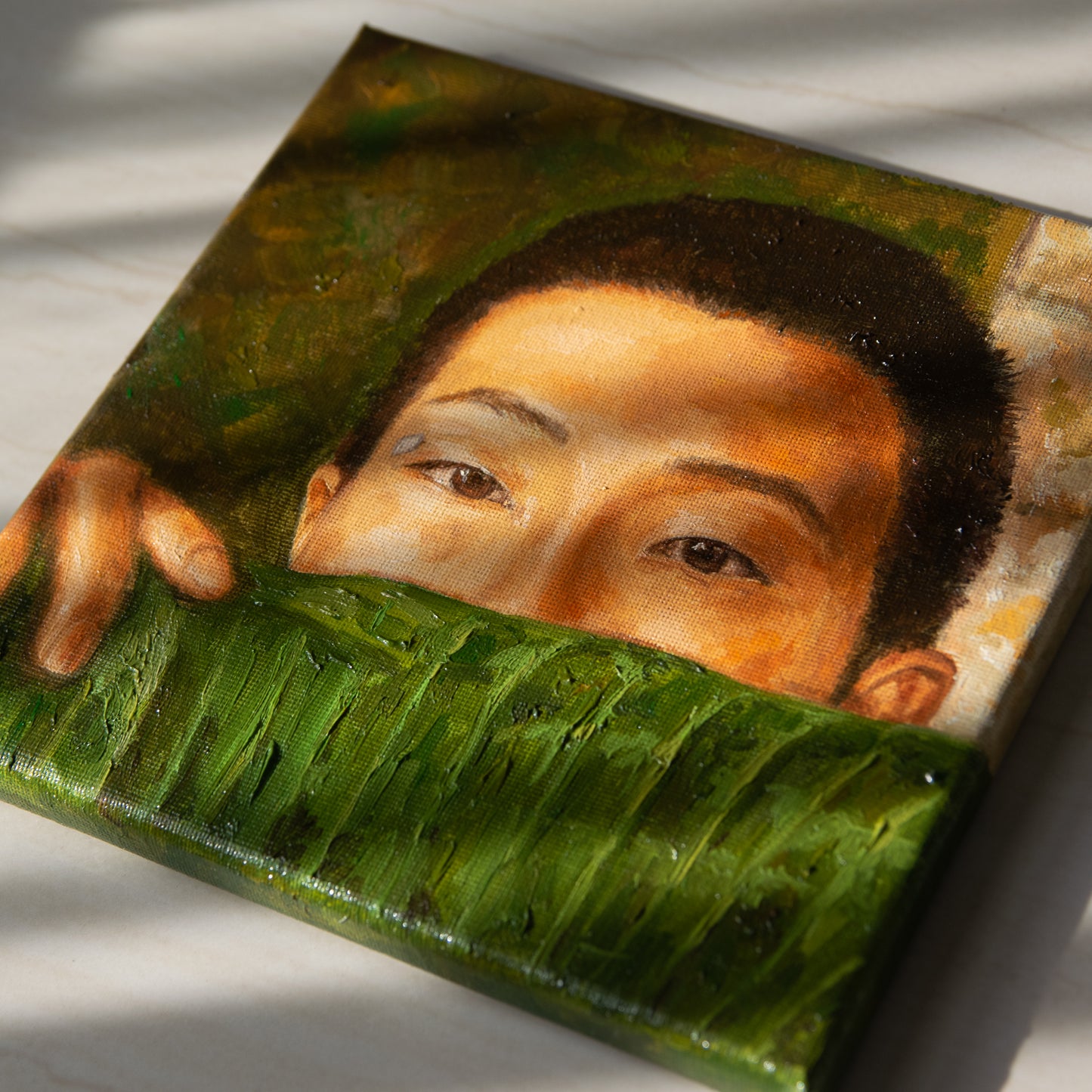 Come back to me - RM oil painting | canvas 20x20x1 cm