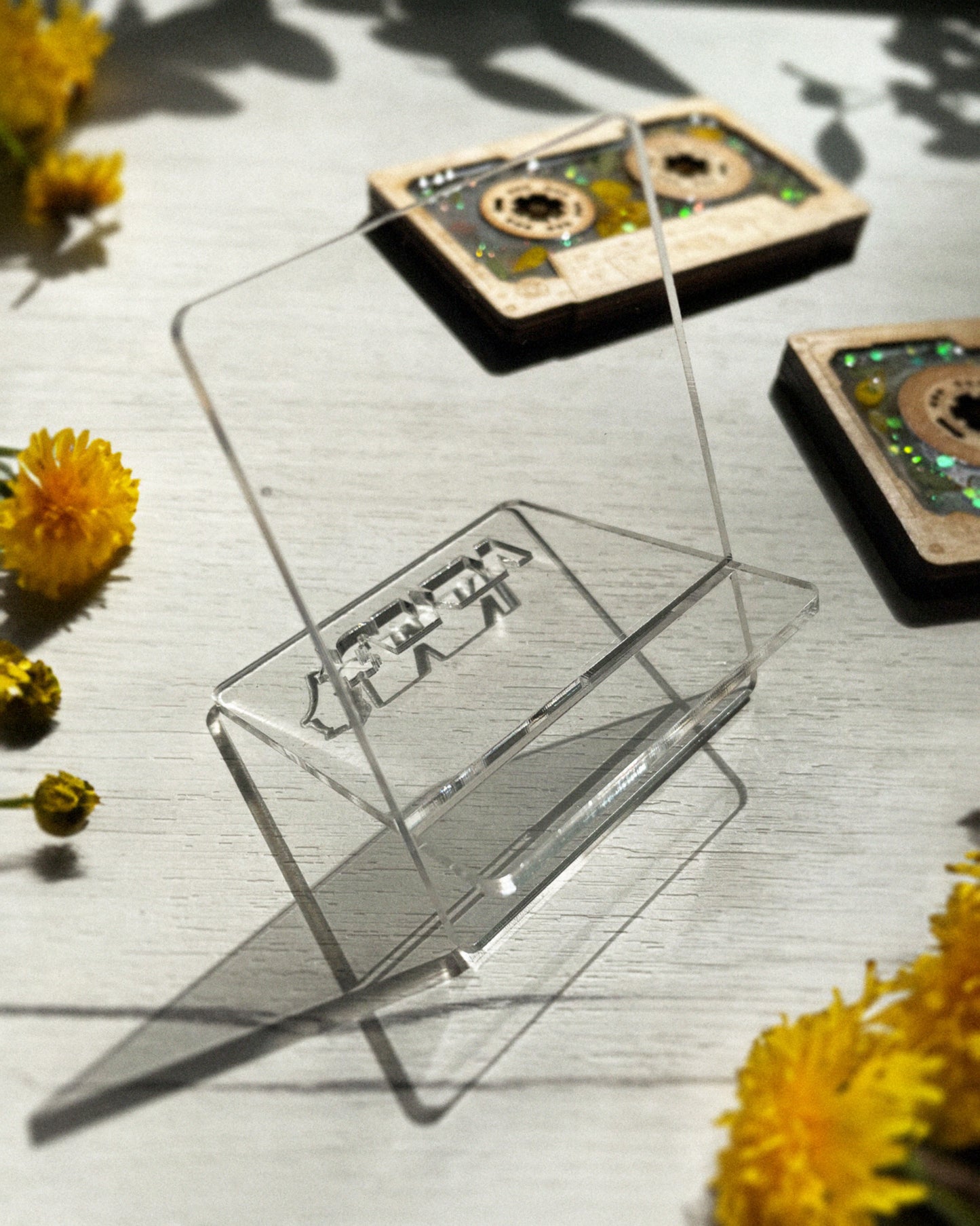 MUSE inspired wooden CASSETE STANDEE 🌻