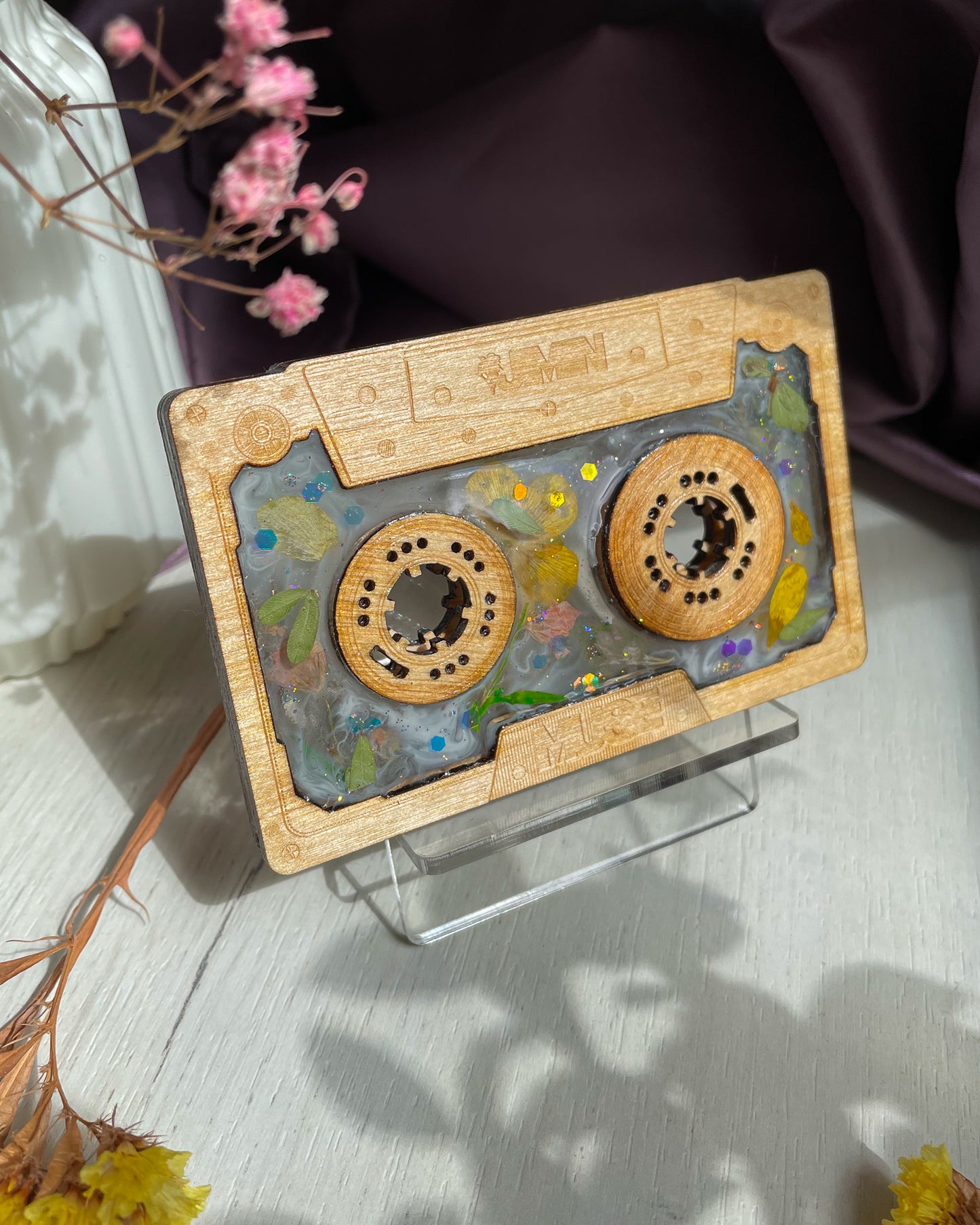 MUSE inspired wooden CASSETE STANDEE 🌻