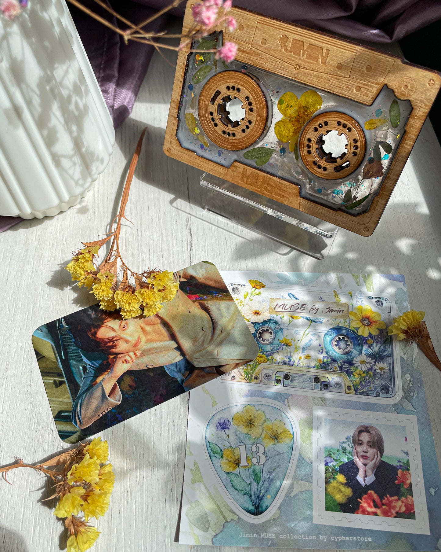 MUSE inspired wooden CASSETE STANDEE 🌻