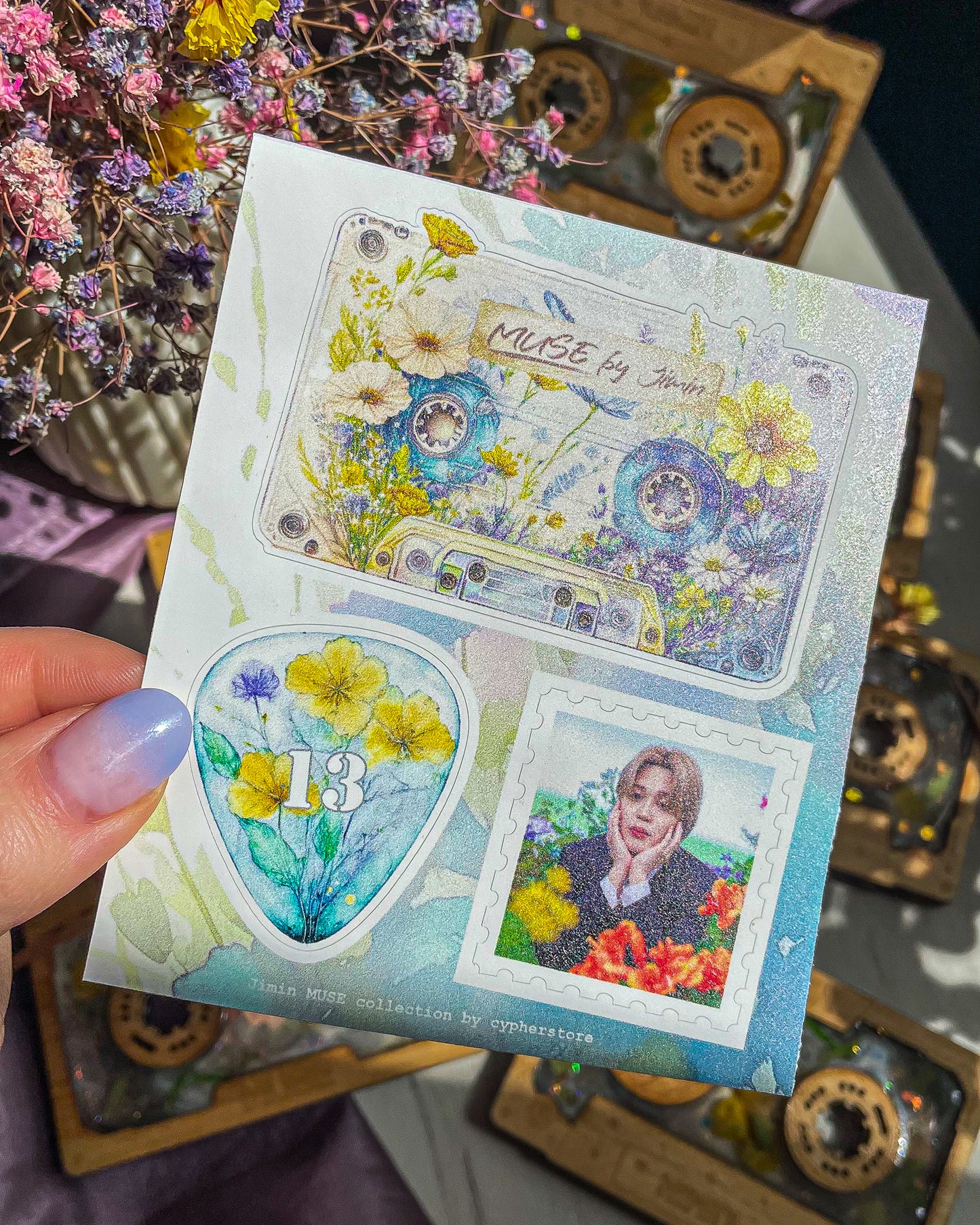 MUSE inspired wooden CASSETE STANDEE 🌻