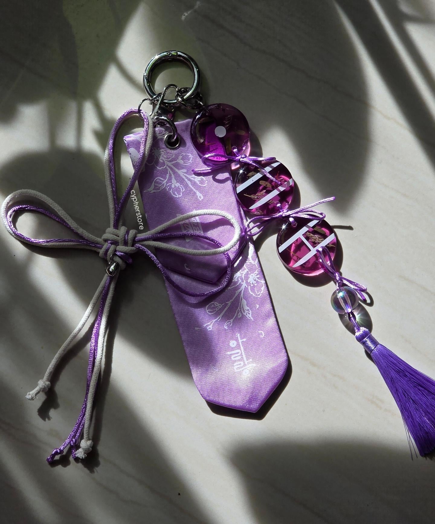 ARIRANG inspired Bag Charm set of 3 | purple ver.