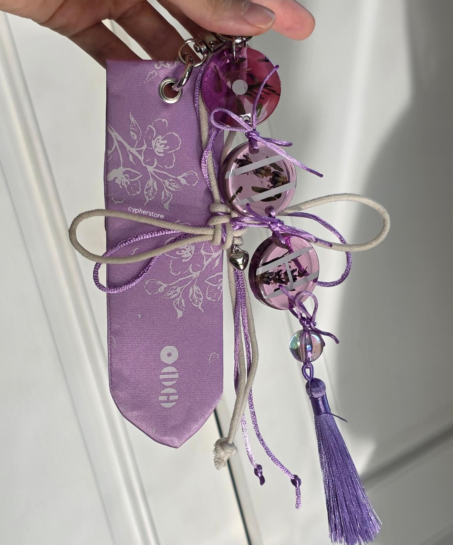 ARIRANG inspired Bag Charm set of 3 | purple ver.