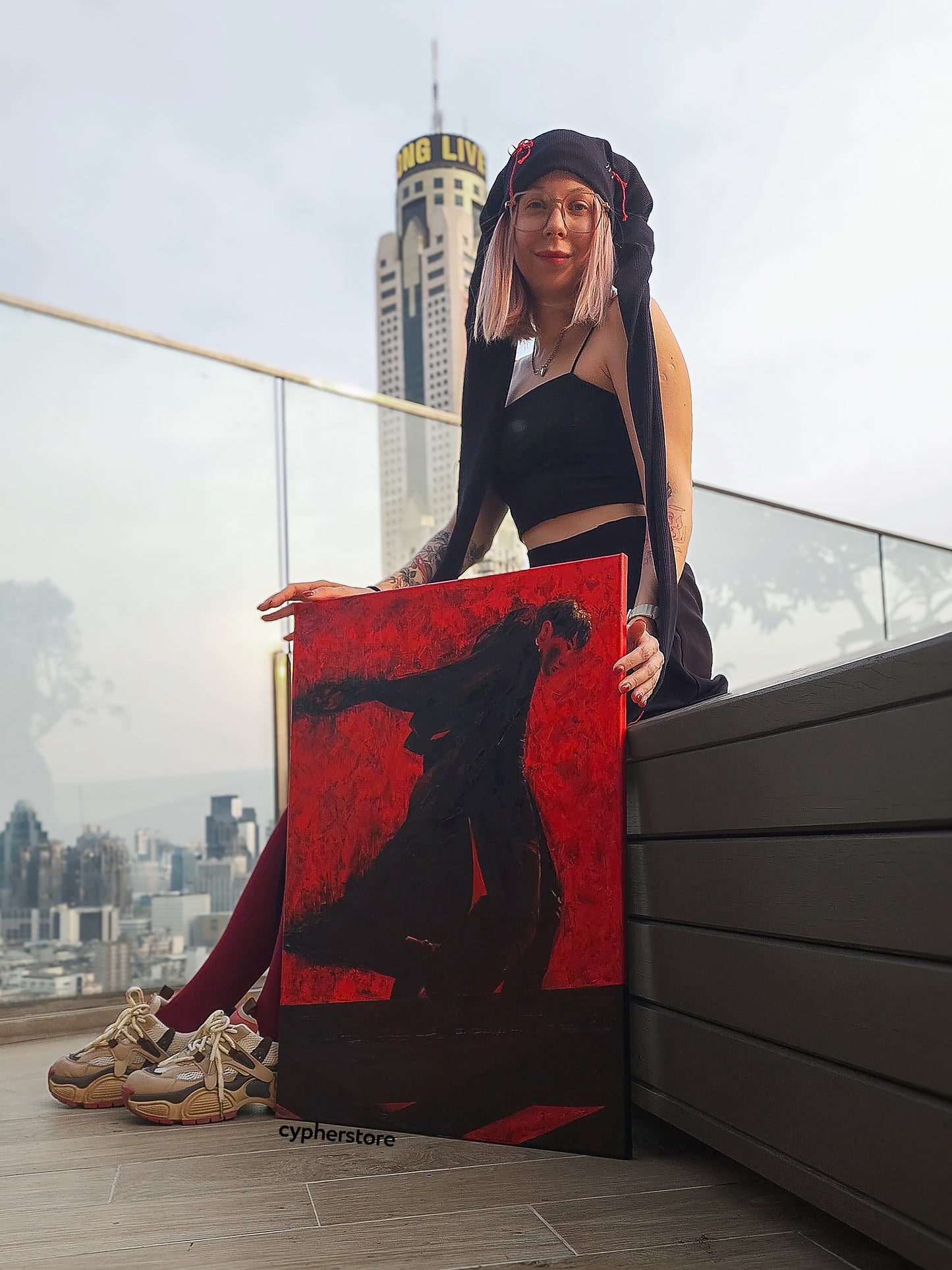Hope on the Stage inspired canvas | oil 50 x 70 cm unframed