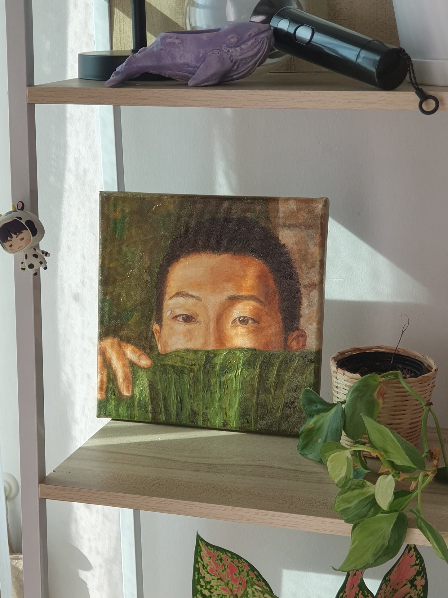 Come back to me - RM oil painting | canvas 20x20x1 cm