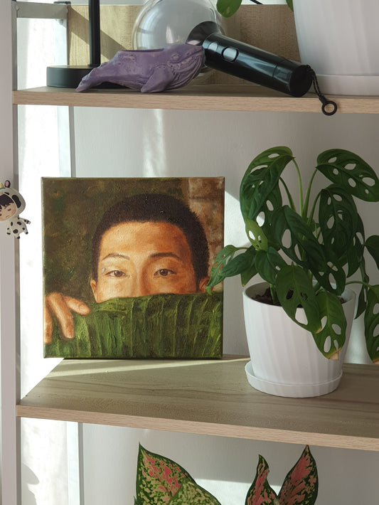 Come back to me - RM oil painting | canvas 20x20x1 cm